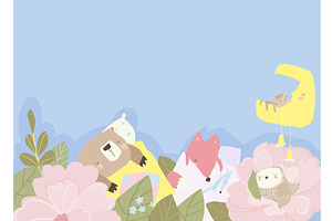 Relaxing animals. Cute sleeping, an Animal Illustration by Maria Starus