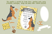 Dog breeds vector clipart, an Object Graphic by Trinibis (Thumbnail 10 of 11)