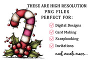 Whimsical Christmas Clipart, an Illustration by OK Design (Thumbnail 4 of 6)