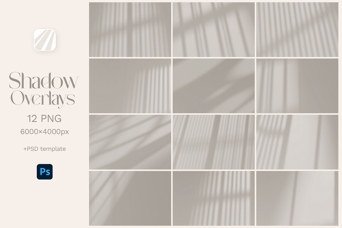 Shadow Overlays, a Texture Graphic by Andrew Skoch Design