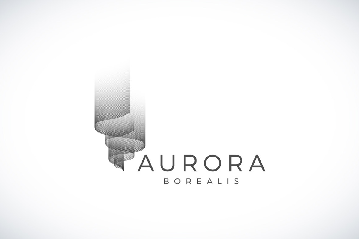 Aurora Borealis Vector Logo Template, a Branding & Logo Template by Createvil (Photo 3 of 4)