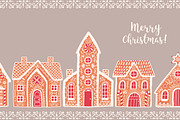 Gingerbread houses, a Decorative Illustration by Good Studio (Thumbnail 5 of 10)