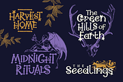 Moonshore - Folklore + Fantasy Font, a Font by Wingsart Studio (Thumbnail 12 of 15)