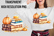 Cozy Fall Books, an Illustration by Wow Magic (Thumbnail 3 of 4)