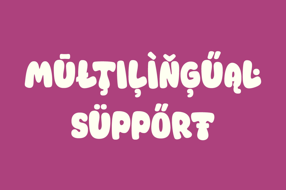 La Rezolt - Bubble Display Font, a Handwritten Font by twinstd (Photo 10 of 10)