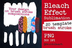 Brush Strokes Bleach Effect Bundle