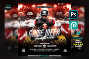 Best American Football Flyer PSD, a Flyer Template by StarPixles11 (Thumbnail 2 of 2)