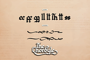 The Chordyle | Blackletter Font, a Blackletter Font by Denustudios (Thumbnail 11 of 12)