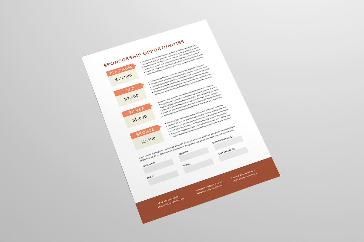 Nonprofit Fundraising Flyer Bundle, a Flyer Template by Leaflove (Photo 5 of 9)