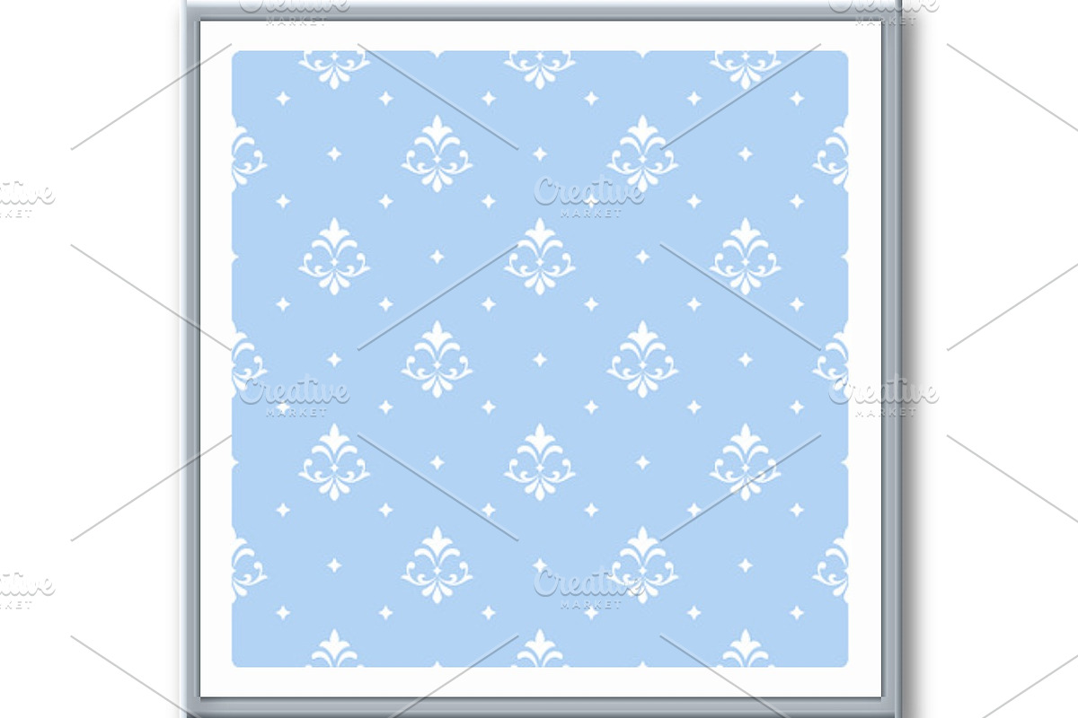 Flower geometric pattern. Seamless, a Decorative Illustration by RODINA (Photo 3 of 3)