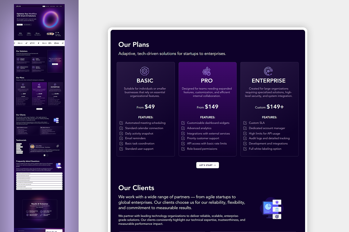 SAAS, Startup & Technology Website, a Wix Template by Kitteeh (Photo 6 of 20)
