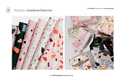 Sale! 12 Terrazzo Seamless Patterns, a Pattern Graphic by William Hansen (Thumbnail 8 of 10)