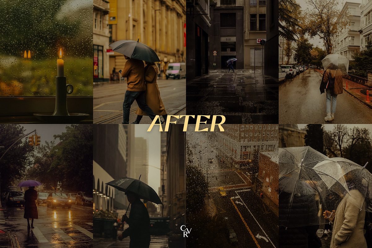 15 Rainy Lightroom Presets, a Preset Add-On by CVR Presets (Photo 3 of 8)