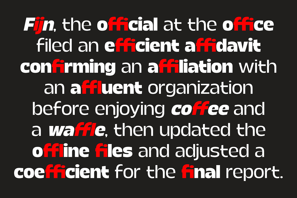 Calogen, a Sans Serif Font by Fargun Studio (Photo 12 of 15)