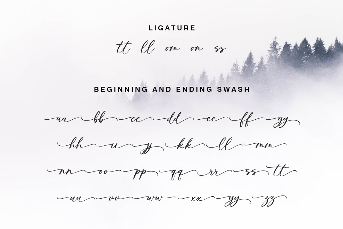 Ophelia - A Modern Handwritten Scrip, a Handwritten Font by ianmikraz (Photo 6 of 7)