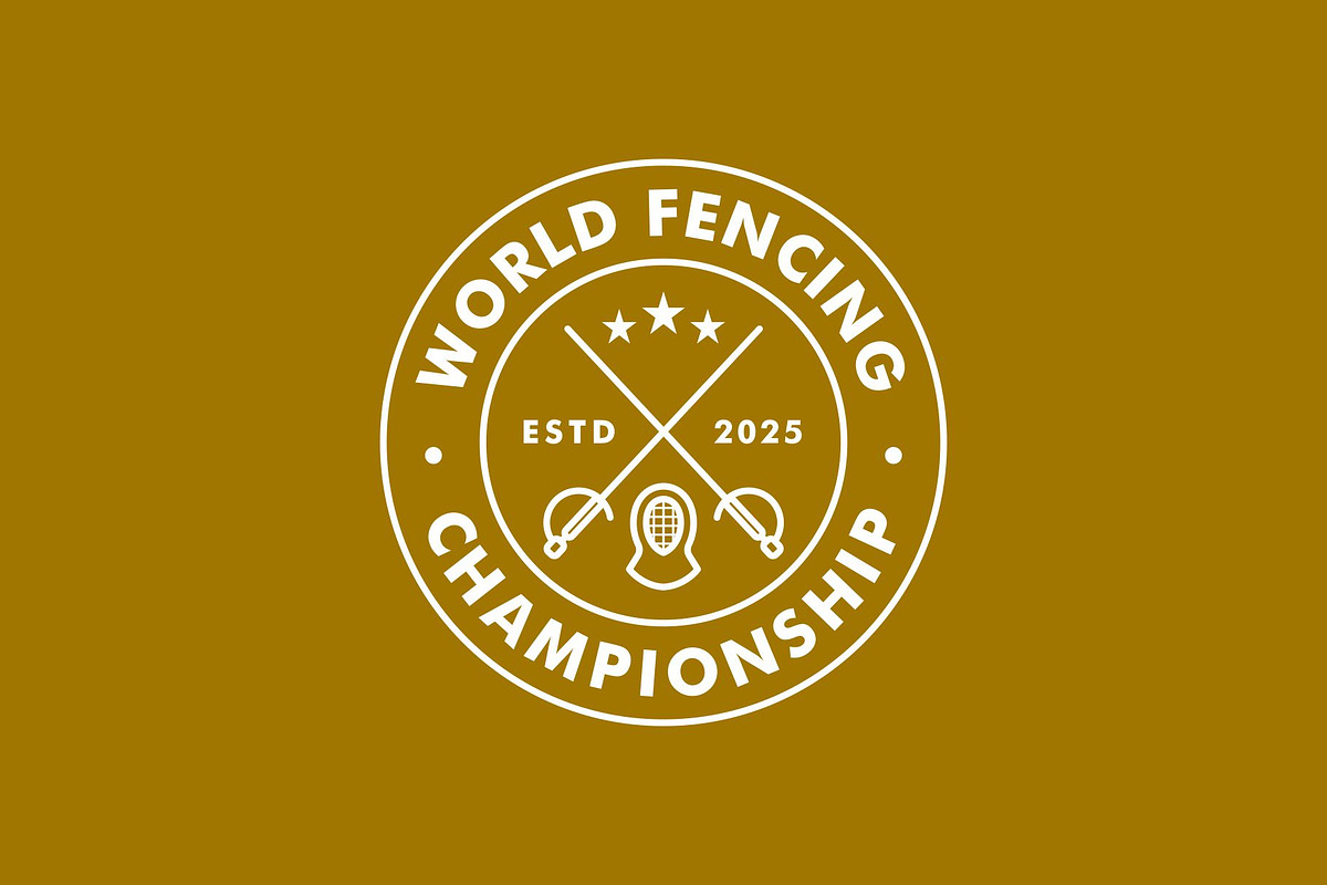 Fencing Sport Emblem Badge Logo, a Branding & Logo Template by Buqancreative (Photo 2 of 4)