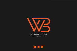 Alphabet Letters Icon Logo WB or BW