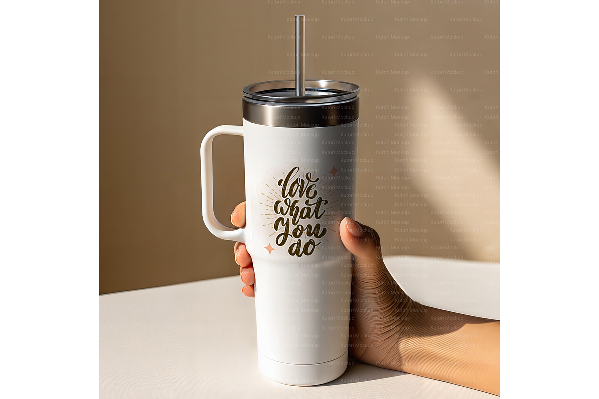 Travel Cup Mock-up for Branding, a Product Mockup by MockupWizard (Photo 4 of 5)