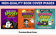 Bold Easy Spooky Stuff Coloring, a Seasonal Illustration by Coco Bloom (Thumbnail 3 of 3)