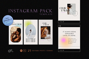 Instagram Posts & Stories CANVA & PS