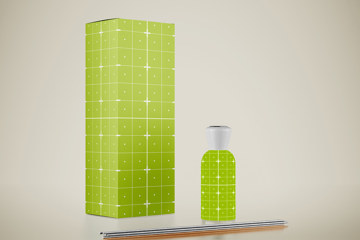 Diffuser Bottle Mockup, an Advertising Mockup by OneVectorStock (Photo 7 of 7)