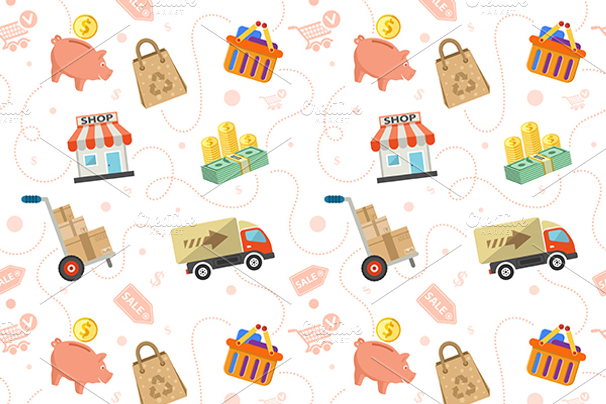 5 Seamless Patterns & Textures, a Pattern Graphic by TAlex (Photo 3 of 6)