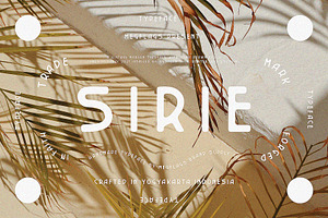 Sirie Typeface