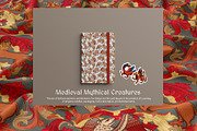 Medieval Mythical Creatures, a Pattern Graphic by Elen-Lane (Thumbnail 4 of 9)