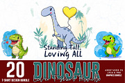 Dinosaur Lover Illustration Bundle, an Illustration by Sofia's Fashion (Thumbnail 1 of 3)