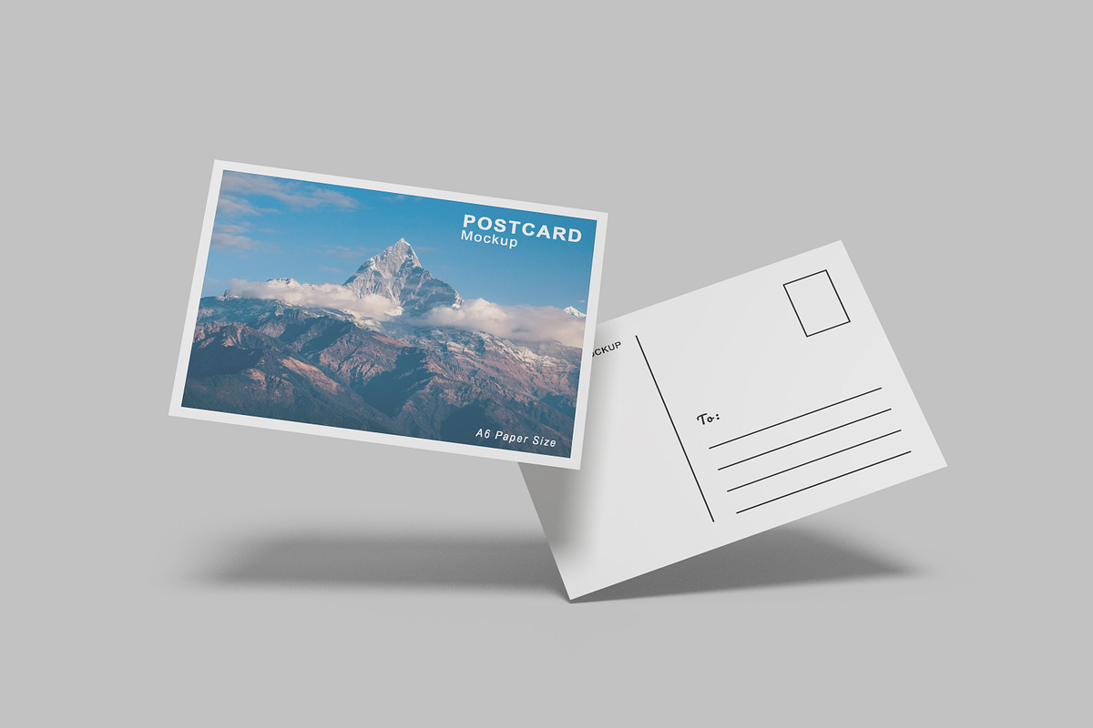 Postcard Mockup, a Print Template by Amigos__46 (Photo 12 of 18)