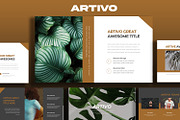 Artivo Minimal Keynote, a Presentation Template by Infinity Vector Studio (Thumbnail 1 of 5)