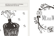 COLLECTION OF ROMANTIC INVITATIONS, an Invitation Template by OlgaAlekseenko (Thumbnail 2 of 3)