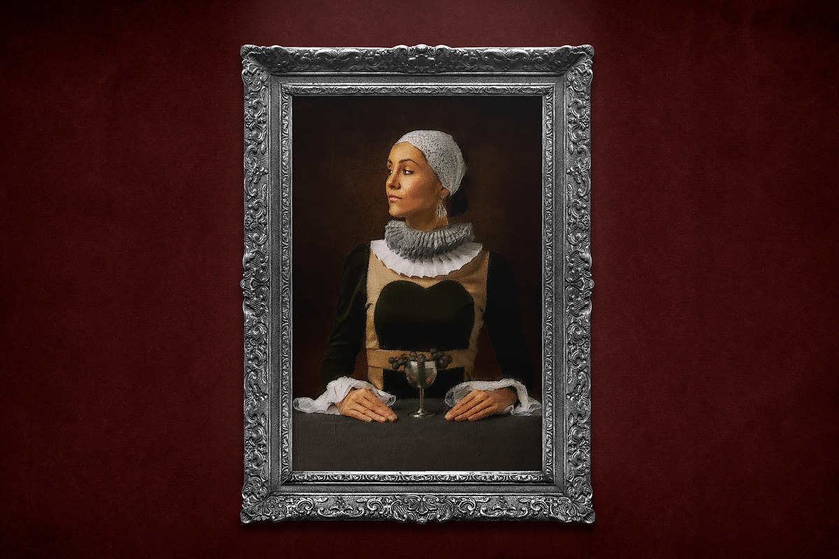 Vintage Classic Frame Mockup, a Product Mockup by Shyeno (Photo 5 of 8)