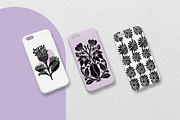 Wild flowers - botanical linocut, an Object Graphic by DariSmartArt (Thumbnail 3 of 13)