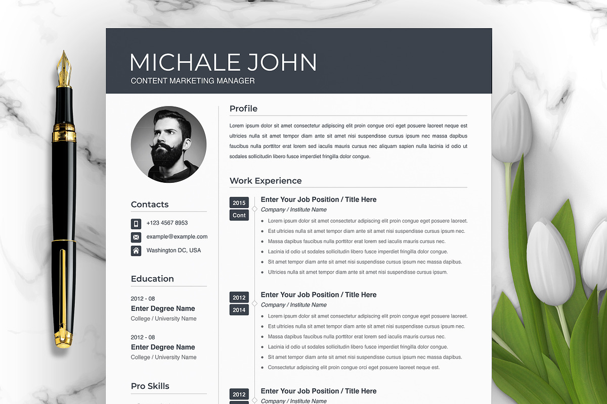 JOB WINNING RESUME - 50 TEMPLATES, a Resume Template by ResumeInventor (Photo 68 of 184)
