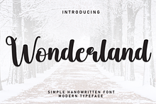 Wonderland | Script Font