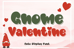 Gnome Valentine Font, a Symbol Font by AnningArts