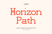 Horizon Path – Modern Serif Font, a Serif Font by Hakara Type (Thumbnail 1 of 14)