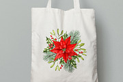 Poinsettia christmas png clipart, an Illustration by ARTVracovska (Thumbnail 5 of 5)