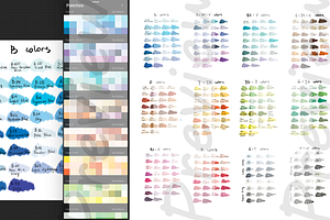 Procreate Brushes & Palette Bundle