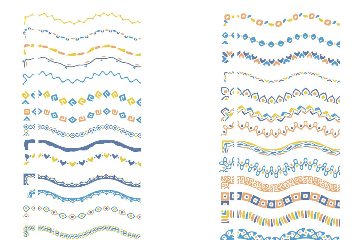 Tribal Force pattern brushes preview 4