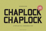Chaplock - Condensed Sans Serif Font, a Sans Serif Font by Flawless And Co (Thumbnail 1 of 10)