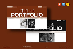 Digital Portfolio Presentation, a Presentation Template by CreativexGenius