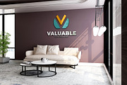 PSD Office Interior Wall Mockup, a Product Mockup by Ayy (Thumbnail 3 of 17)
