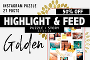 Puzzle + Story Highlights 50%OFF, a Social Media Template by Advina Store (Thumbnail 1 of 9)