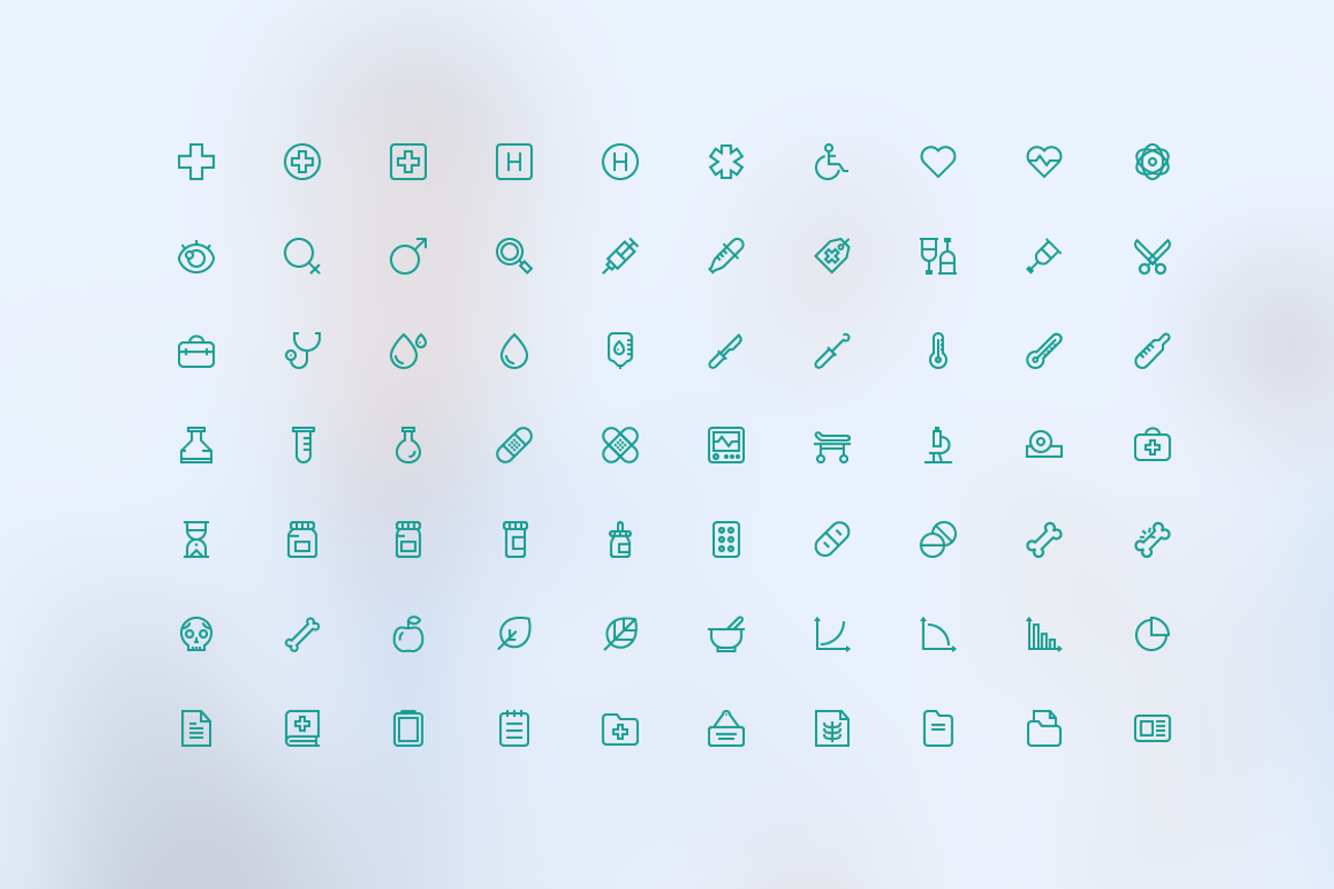 Medical Icons, an Outline Icon by Limitless (Photo 2 of 2)