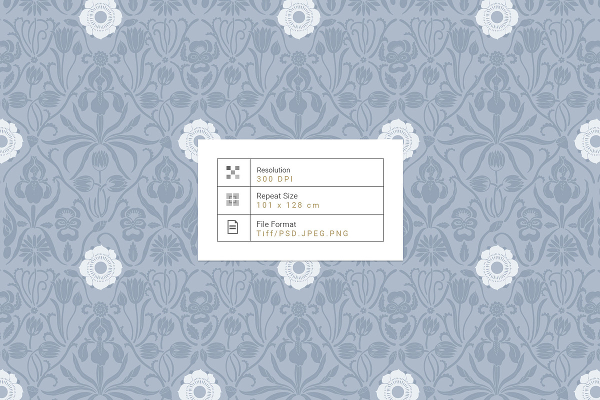 Papier Fleur, Vector Luxury Print!, a Wallpaper Graphic by Pink Linen (Photo 4 of 13)