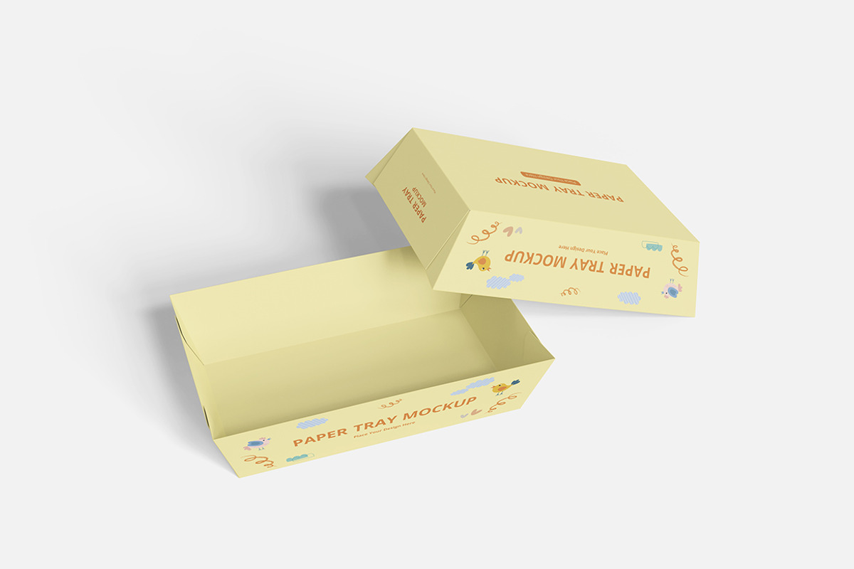 Paper Tray Mockup, a Product Mockup by bimockup (Photo 4 of 6)