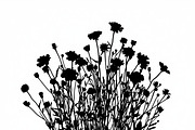 Wildflower Silhouette Vector Set, an Illustration by BIPLOB EXPERT (Thumbnail 6 of 9)