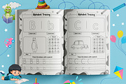 Alphabet Letter Tracing Book, a Templates & Theme by Book2bees (Thumbnail 3 of 5)
